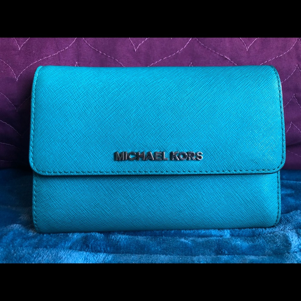 Michael Kors Turquoise Wallet